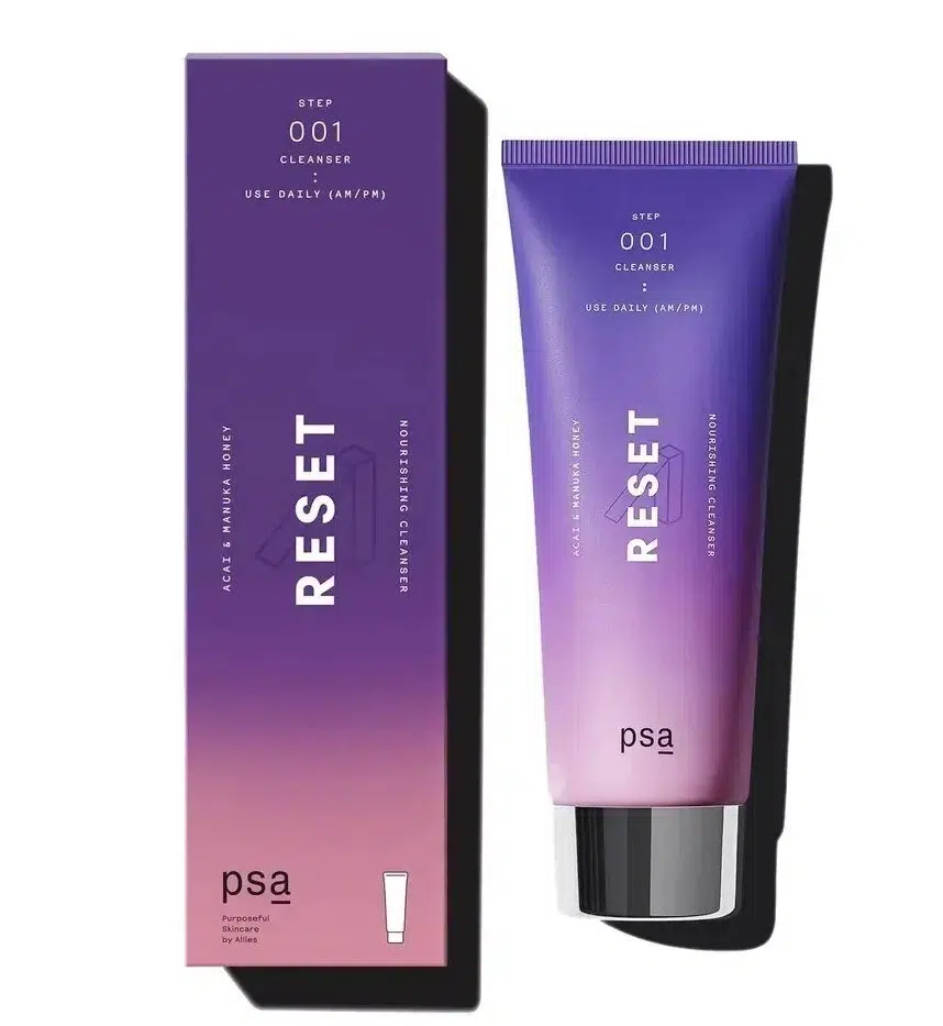Очищуючий поживний засіб для обличчя з медом манука і асаї PSA Reset Acai and Manuka Honey Nourishing Cleanser, 100 мл