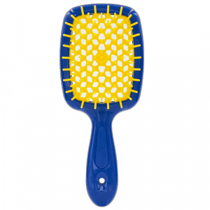 SUPERBRUSH WITH SOFT MOULDED TIPSГребінець - синій з жовтим