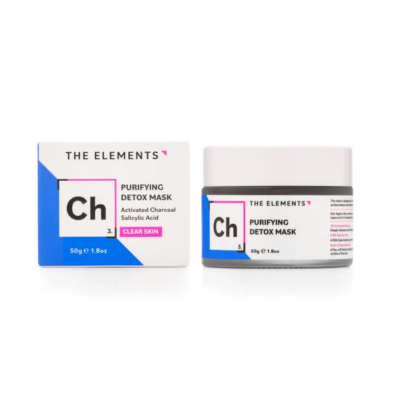 Глиняна очищуюча маска з саліциловою кислотою The Elements Purifying Detox Mask, 50 мл