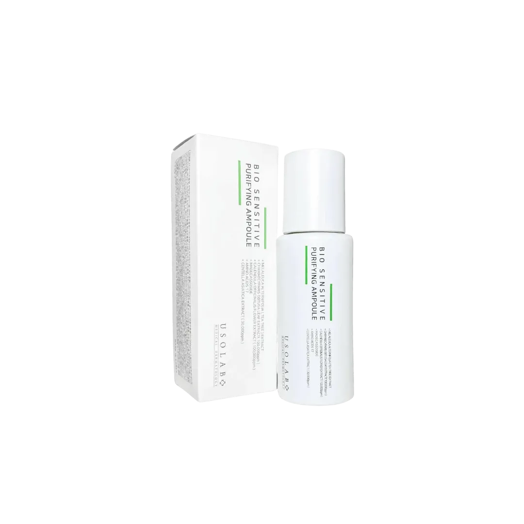 Ампульна сироватка для схильної до жирності та чутливої шкіри Usolab Bio Sensitive Purifying Ampoule, 50 мл