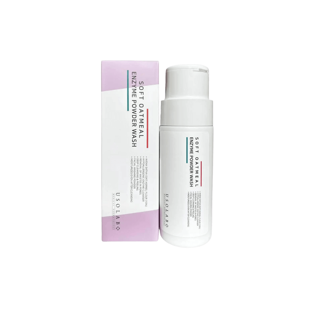 Энзимная пудра Usolab Soft Oatmeal Enzyme Powder Wash, 50г