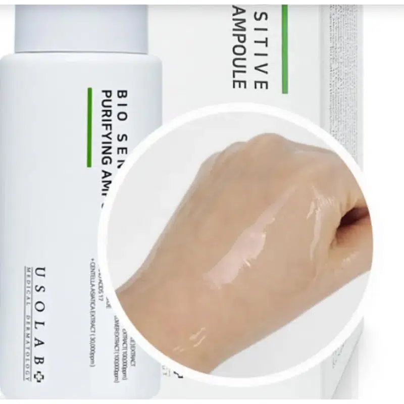 Ампульна сироватка для схильної до жирності та чутливої шкіри Usolab Bio Sensitive Purifying Ampoule, 50 мл