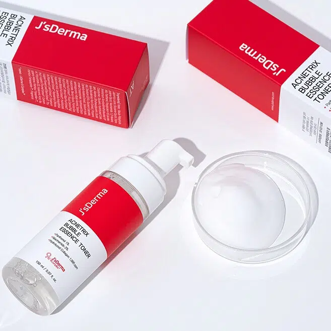 Тонер с ниацинамидом JsDerma Acnetrix Bubble Essence Toner, 150 мл