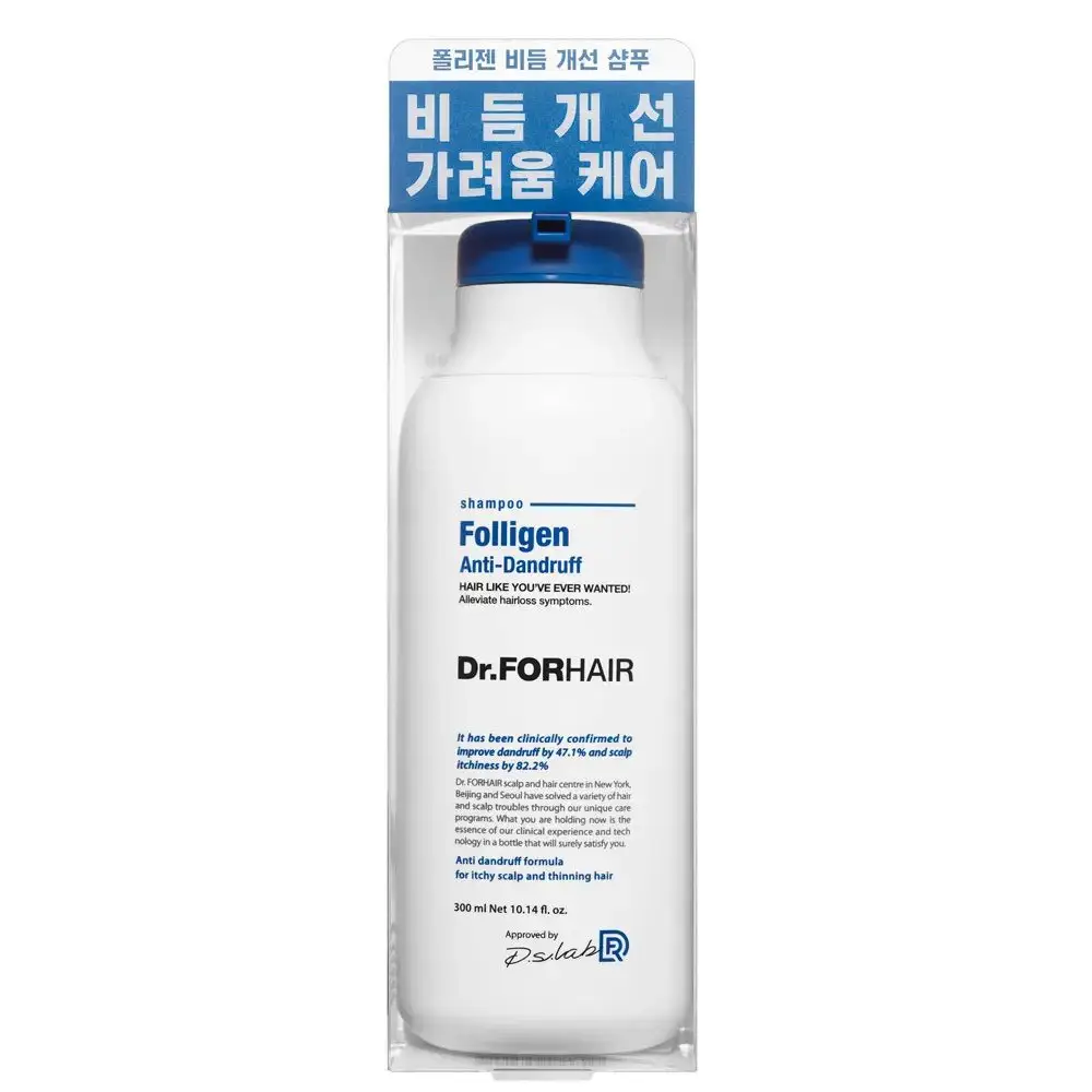 Шампунь проти лупи для ослабленого волосся Dr.Forhair Folligen Anti-Dandruff Shampoo