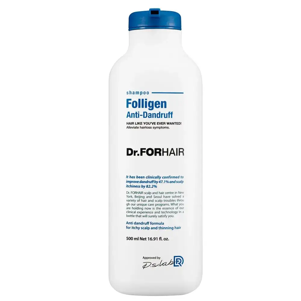 Шампунь проти лупи для ослабленого волосся Dr.Forhair Folligen Anti-Dandruff Shampoo