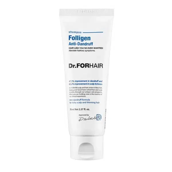 Шампунь проти лупи для ослабленого волосся Dr.Forhair Folligen Anti-Dandruff Shampoo