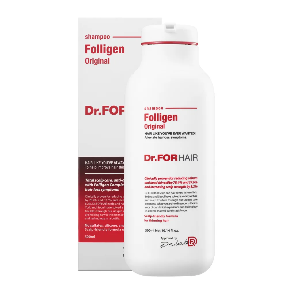 Укрепляющий шампунь против выпадения волос Dr.FORHAIR Folligen Shampoo укрепляющий шампунь против выпадения волос - 300 мл
