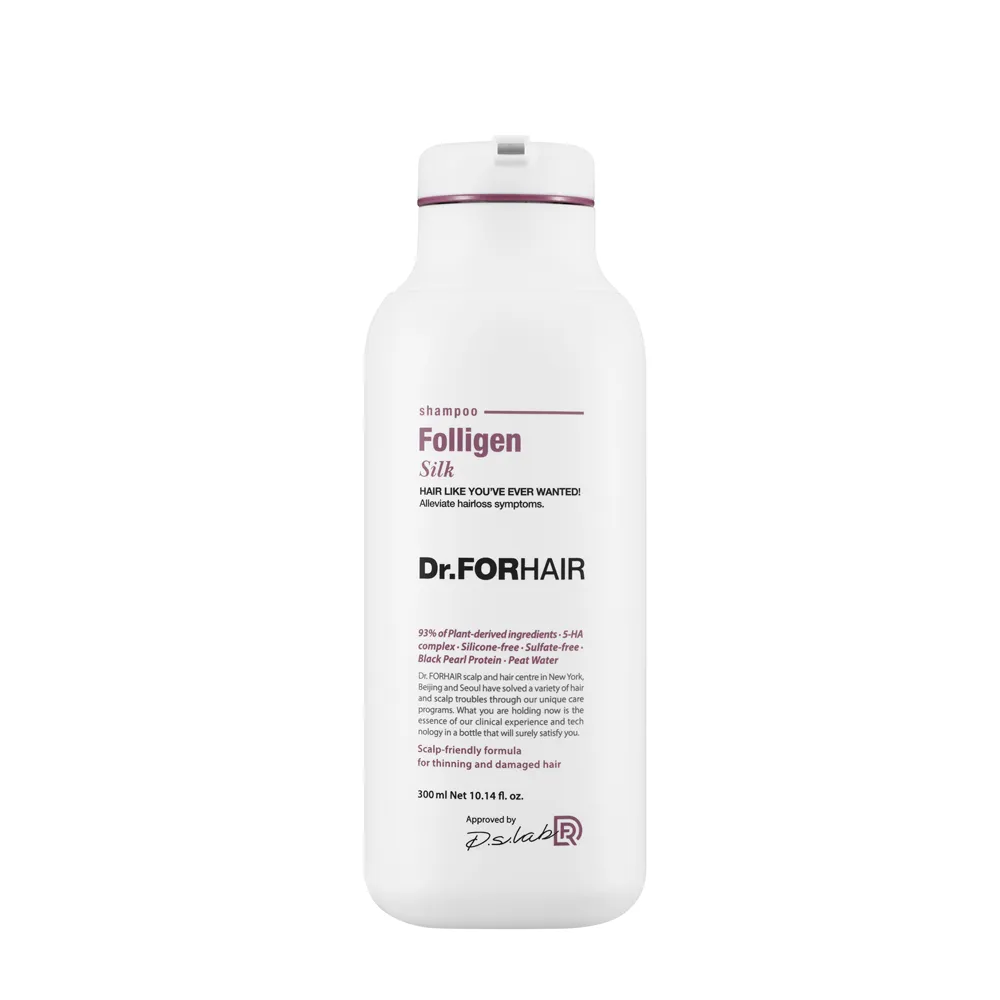 Шампунь для сухих и поврежденных волос Dr.FORHAIR Folligen Silk Shampoo - 300 мл