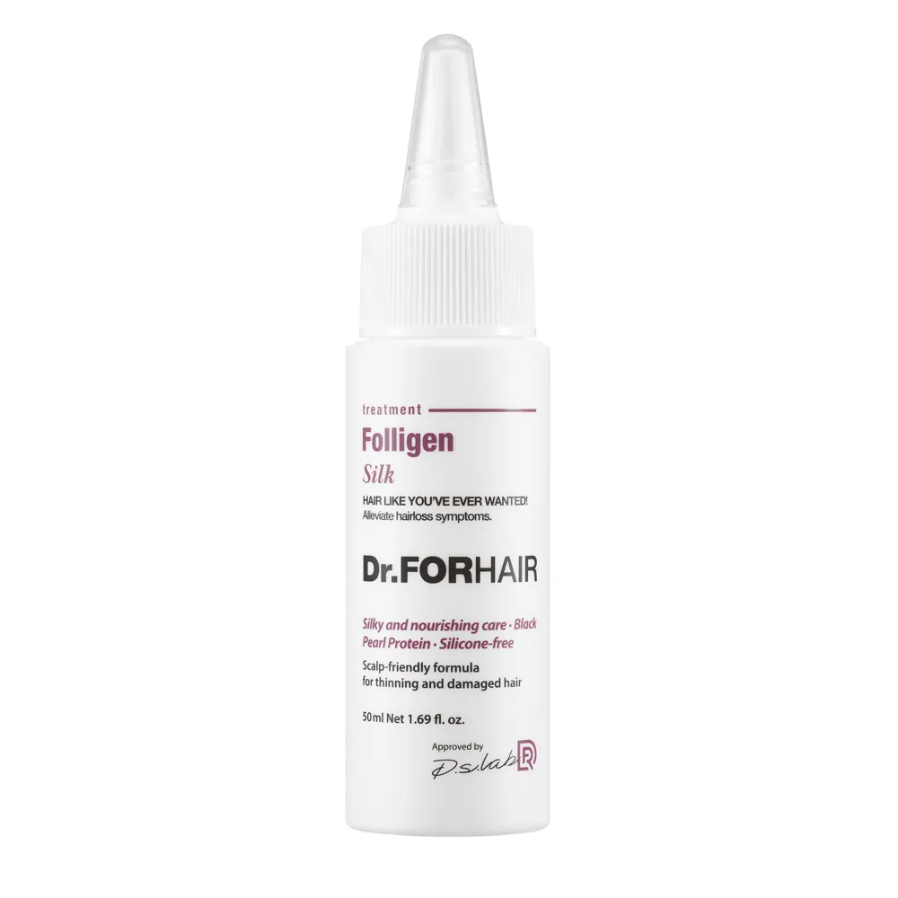 Відновлююча маска кондиціонер для пошкодженого волосся Dr.FORHAIR Folligen Silk Treatment - 50 мл