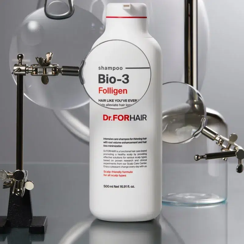 Восстанавливающий шампунь против выпадения со стволовыми клетками Dr.Forhair Folligen BIO 3 Shampoo