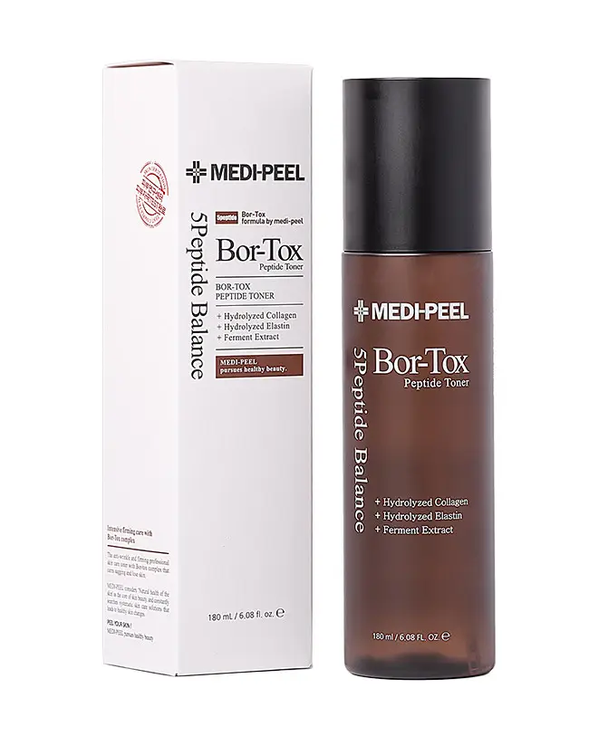 Антивозрастной тонер Medi-Peel Bor-Tox 5 Peptide Toner, 180 мл