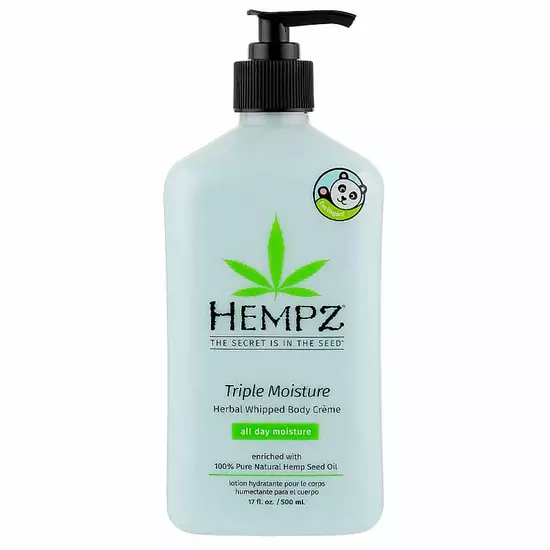 Ніжний зволожуючий крем для тіла потрійної дії Hempz Triple Moisture Herbal Whipped Body Creme - 500 мл