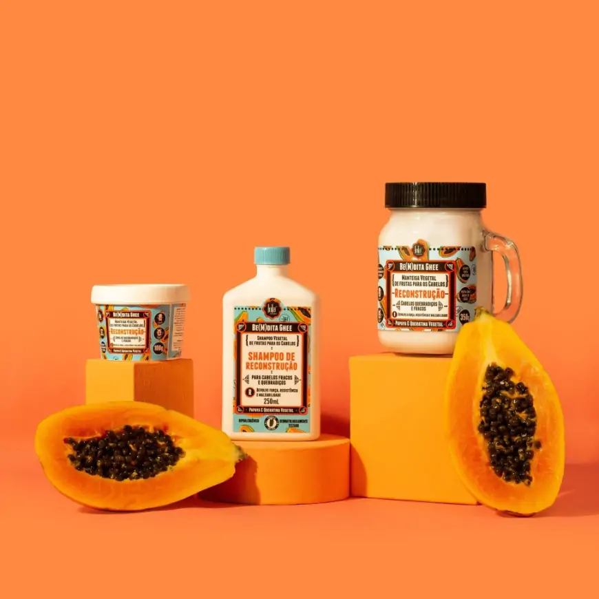 Маска для реконструкції волосся Lola Be(m)dita Ghee Reconstrução Papaya Equeratina Vegetal Mask