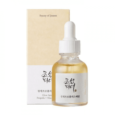GLOW SERUM: PROPOLIS+NIACINAMIDE<br>Заспокійлива сироватка з прополісом та ніацинамідом для тьмяної і проблемної шкіри, 30мл