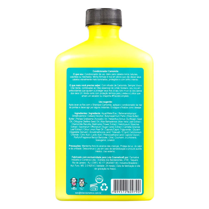 Кондиционер для ухода за блондом Lola Camomila Conditioner, 250 мл
