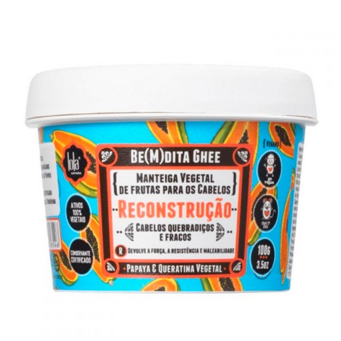 Маска для реконструкції волосся Lola Be(m)dita Ghee Reconstrução Papaya Equeratina Vegetal Mask