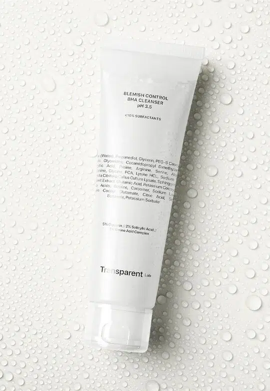 Очиститель для кожи, склонной к акне Transparent Lab Blemish Control BHA Cleanser, 150мл