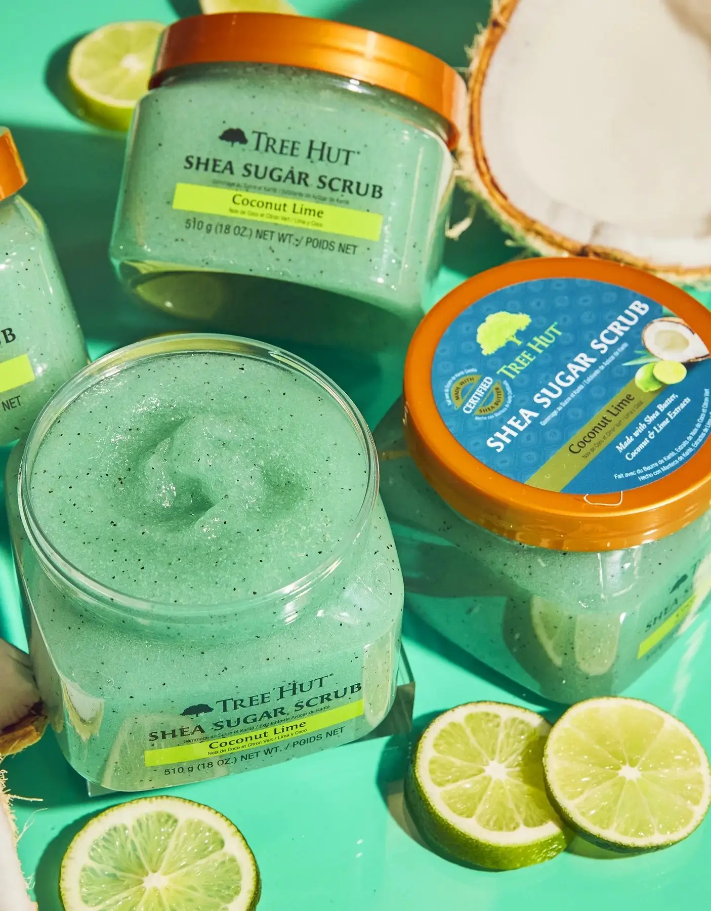 Скраб для тіла Tree Hut Coconut Lime Sugar Scrub, 510 гр.