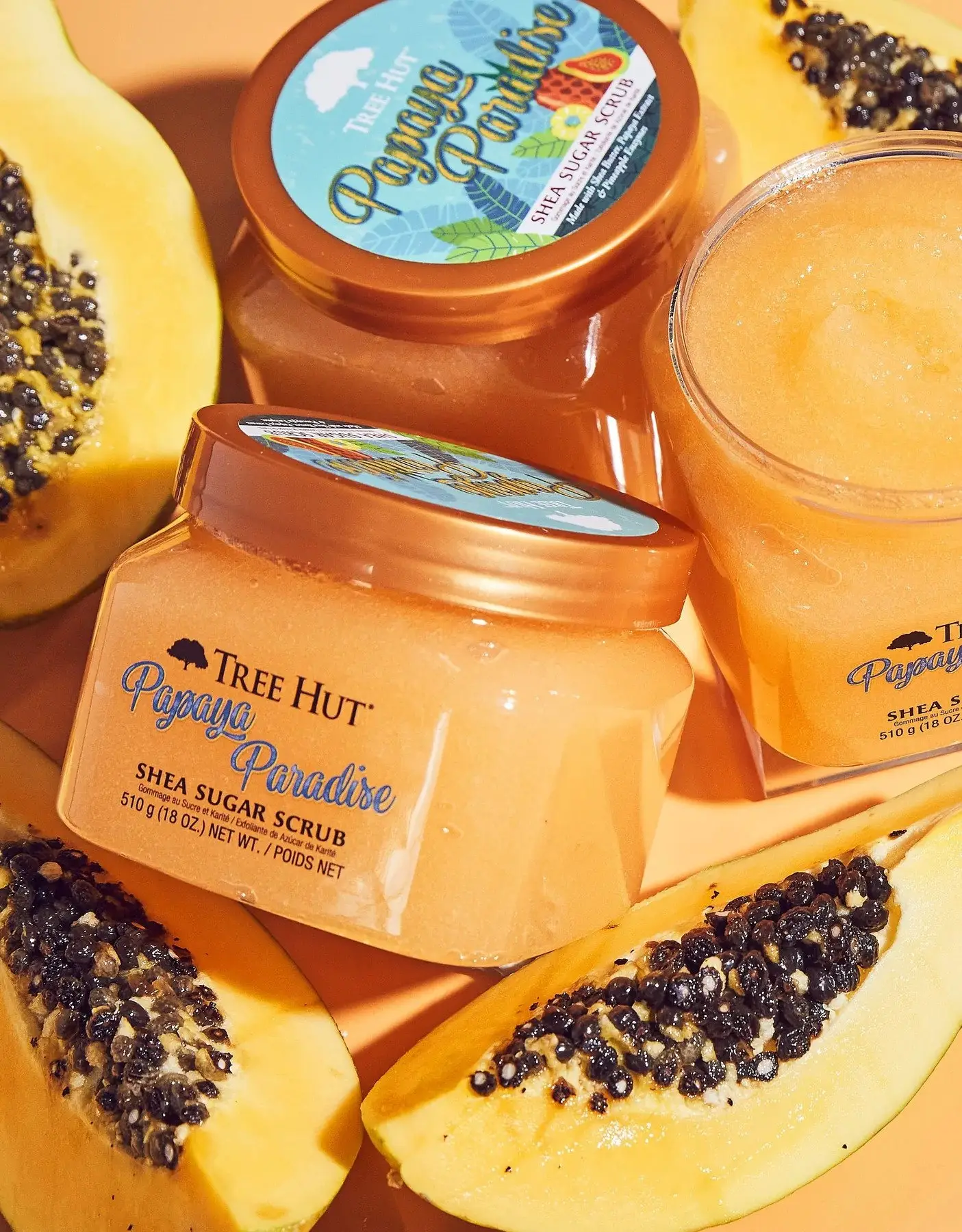 Скраб для тіла Tree Hut Papaya Paradise Sugar Scrub, 510 гр.