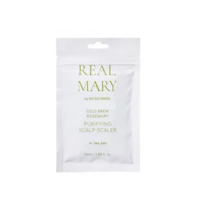 Очищаюча маска для шкіри голови з морською сіллю RATED GREEN Real Mary Cold Brewed Rosemary Purifyng Scalp Scaler - 50 мл