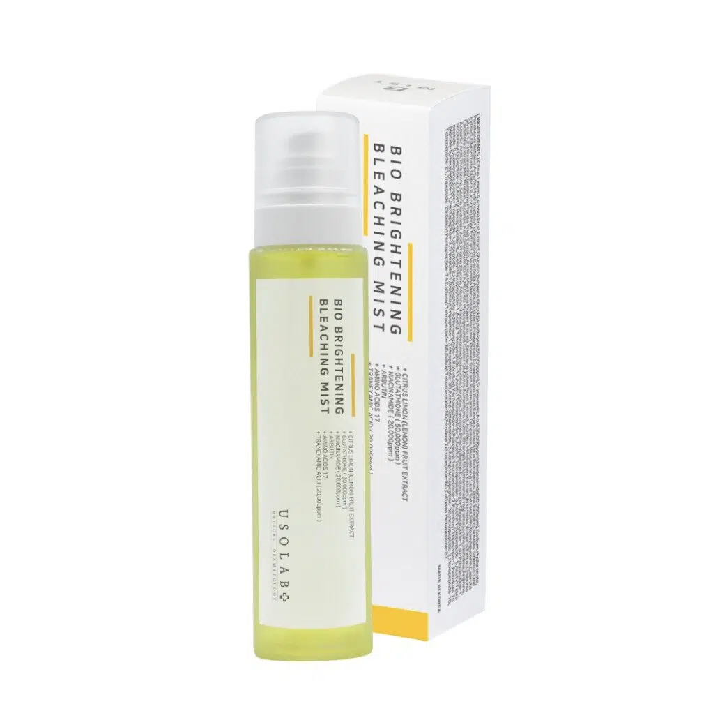 Освітлюючий тонер-міст для сяяння шкіри Usolab Bio Brightening Bleaching Mist, 150 мл