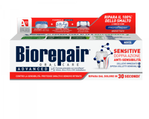 Зубна паста «Для чутливих зубів з подвійною дією» Biorepair, 75 мл