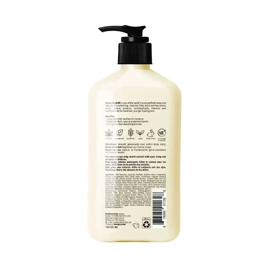 Антивозрастное увлажняющее молочко для тела Hempz Age Defying Herbal Moisturizer