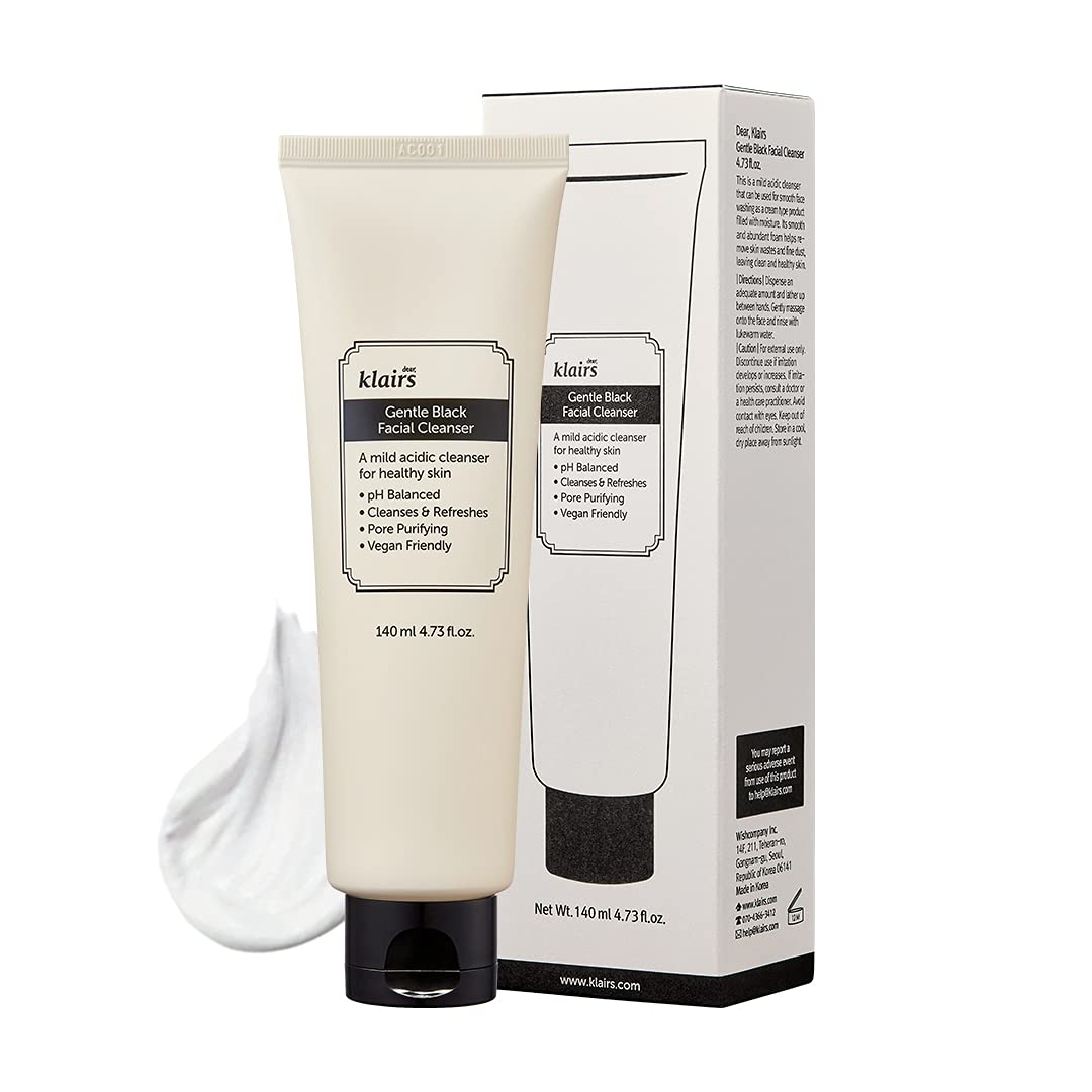 Пенка для деликатного очищения кожи лица DEAR KLAIRS Gentle Black Facial Cleanser - 140 мл