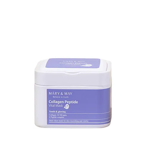 Маска с коллагеном и пептидами Mary & May Collagen Peptide Vital Mask, 30 шт