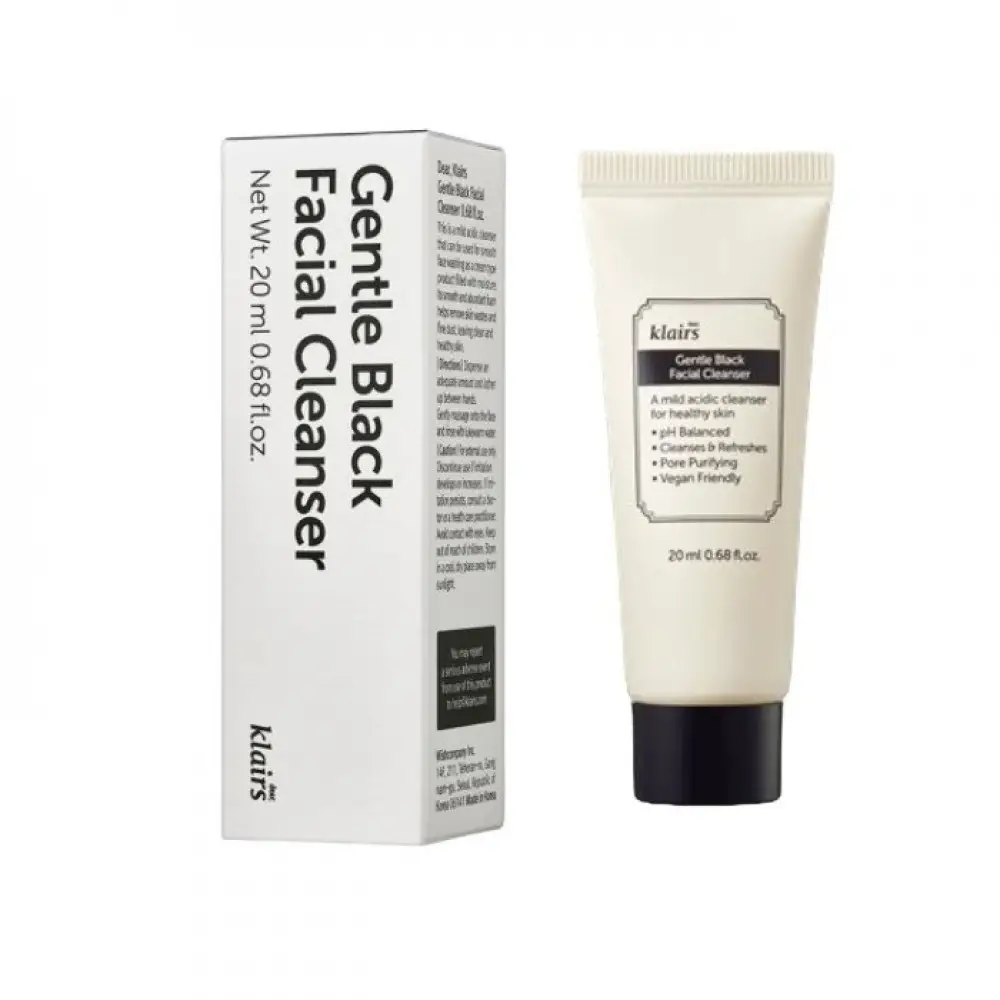 Пінка для делікатного очищення шкіри обличчя Dear Klairs Gentle Black Facial Cleanser