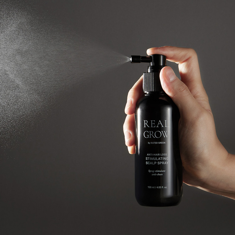 Восстанавливающий спрей от выпадения волос RATED GREEN Real Grow Anti-Hair Loss Stimulation Scalp Spray, 120 мл