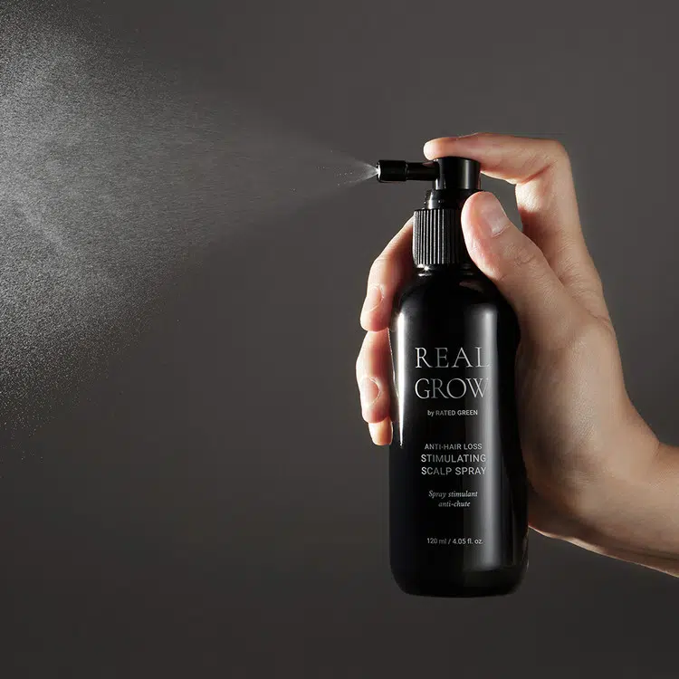 Восстанавливающий спрей от выпадения волос RATED GREEN Real Grow Anti-Hair Loss Stimulation Scalp Spray, 120 мл
