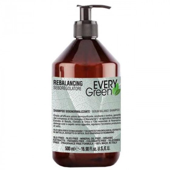 Себорегулирующий шампунь Dikson Every Green Sebum Balance Shampoo - 500 мл