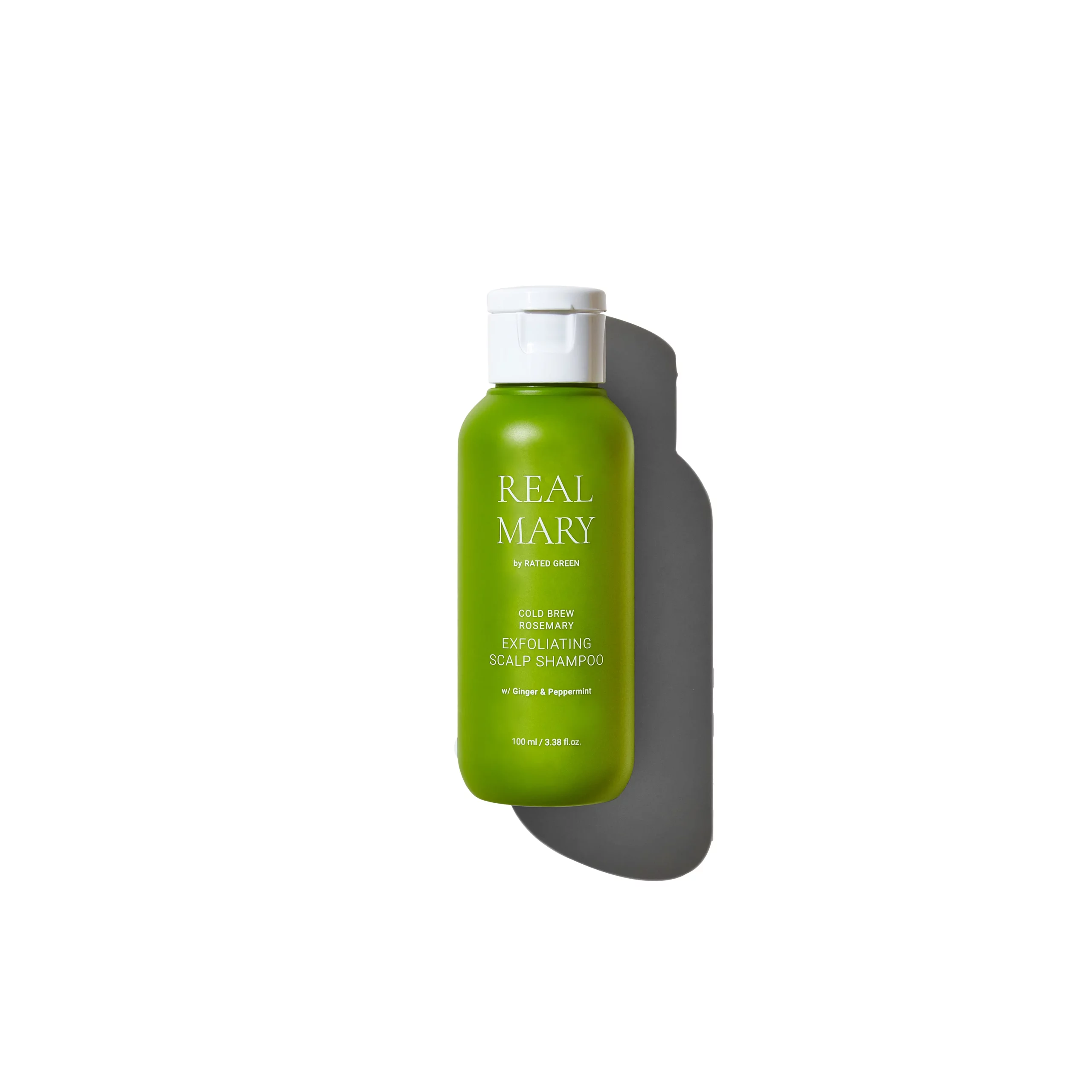 Глибокоочищаючий відлущуючий шампунь з соком розмарину RATED GREEN Real Mary Cold Brewed Rosemary Exfoliating Scalp Shampoo