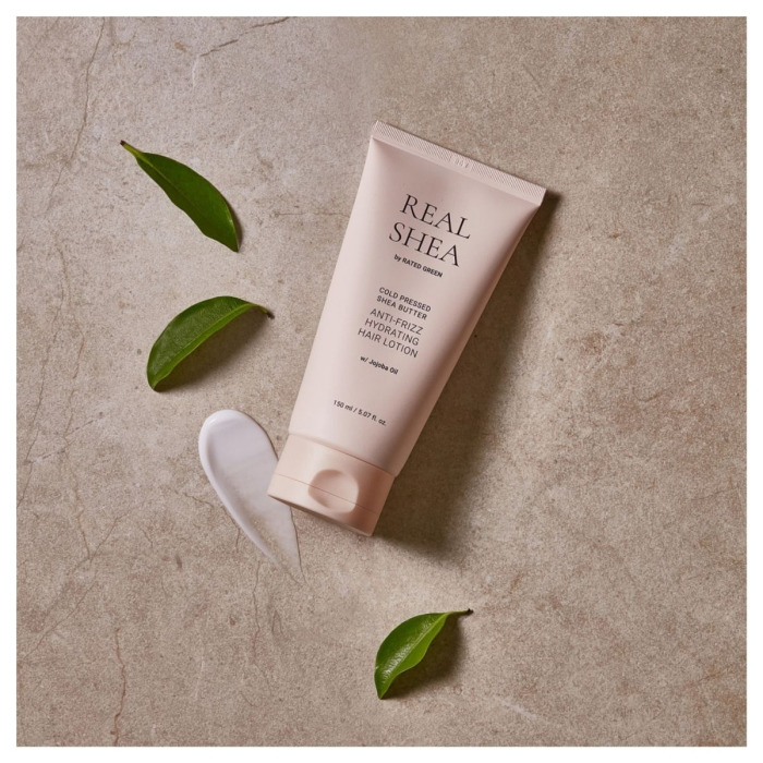 Зволожуючий лосьйон для волосся з маслом ши RATED GREEN Real Shea Cold Pressed Shea Butter Anti-frizz Hydrating Hair Lotion 150 мл