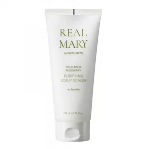 REAL MARY COLD BREWED ROSEMARY PURIFYNG SCALP SCALERОчищаюча маска для шкіри голови з морською сіллю, 200 мл