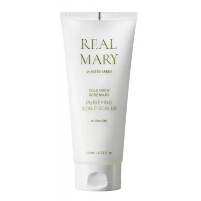 Очищаюча маска для шкіри голови з морською сіллю Rated Green Real Mary Cold Brewed Rosemary Purifyng Scalp Scaler - 200 мл