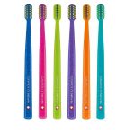 Ортодонтическая зубная щетка с углублением - Синяя