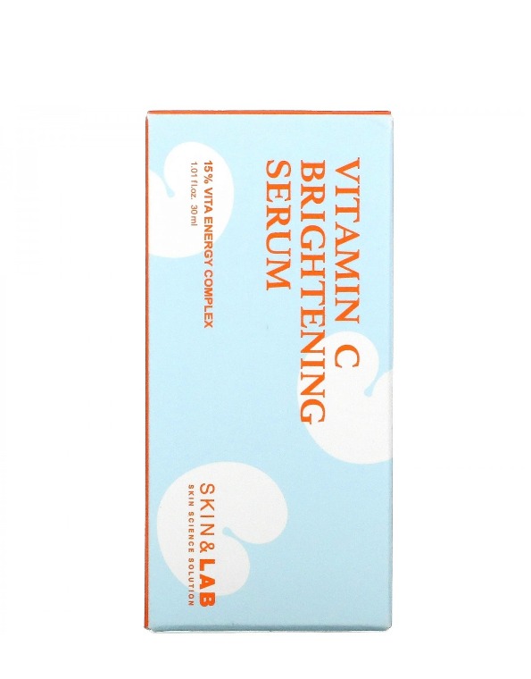 Осветляющая сыворотка с витамином С SKIN and LAB Vitamin C Brightening Serum, 30 мл
