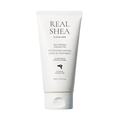 Термозахисний відновлюючий крем для волосся з маслом ши RATED GREEN Real Shea Gold Pressed Shea Butter Leave-in Treatment - 150 мл