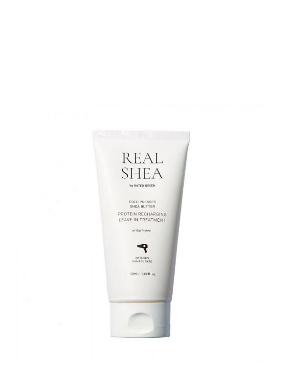 Термозахисний відновлюючий крем для волосся з маслом ши RATED GREEN Real Shea Gold Pressed Shea Butter Leave-in Treatment