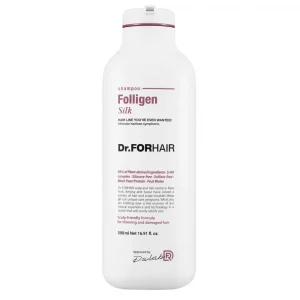 Шампунь для сухого та пошкодженого волосся Dr.FORHAIR Folligen Silk Shampoo - 500 мл