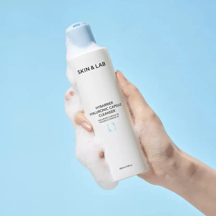 Увлажняющий гель для умывания SKIN&LAB Hybarrier Hyaluronic Capsule Cleanser, 200 мл