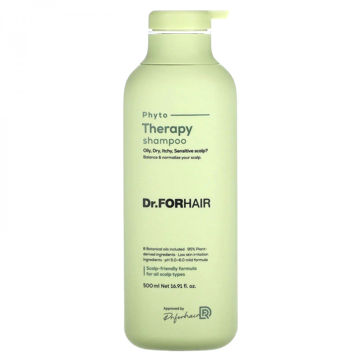 Фітотерапевтичний шампунь для чутливої шкіри голови Dr.FORHAIR Phyto Therapy Shampoo - 500 мл
