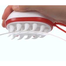 Силіконова масажна щітка для миття голови Dr.Forhair Cleansing Scalp Brush