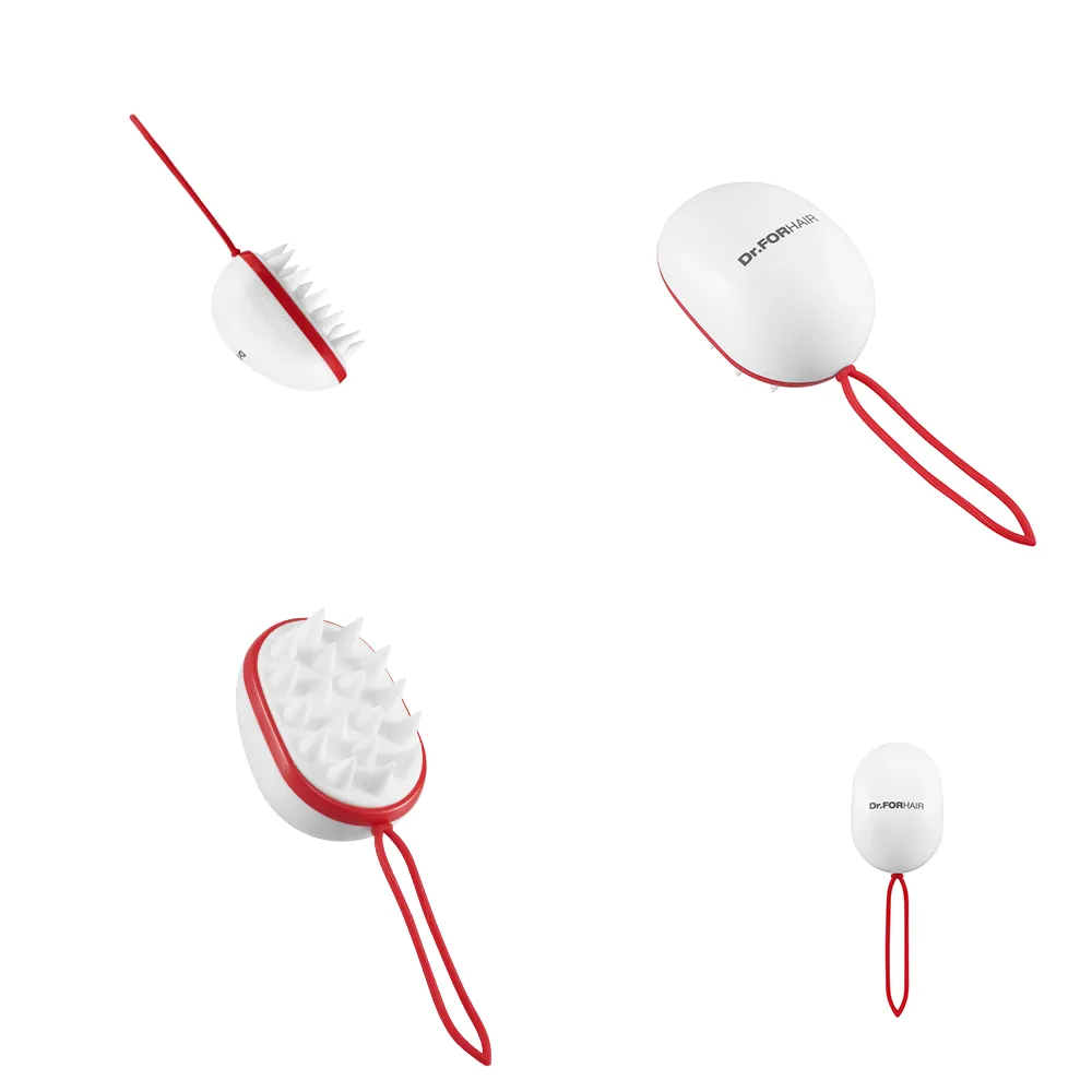 Силиконовая массажная щетка для мытья головы Dr.Forhair Cleansing Scalp Brush
