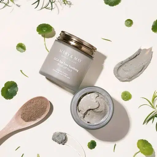 Успокаивающая глиняная маска Mary & May CICA TeaTree Soothing Wash off Pack