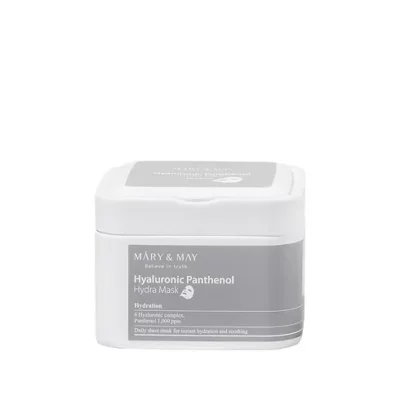 Увлажняющая маска с гиалуроновой кислотой Mary & May Hyaluronic Panthenol Hydra Mask, 30шт