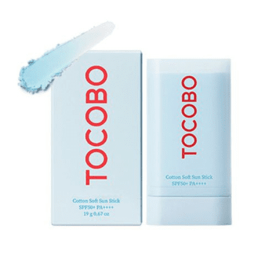 Солнцезащитный крем в стике Tocobo Cotton Soft Sun Stick SPF50+ Pa++++, 19 г