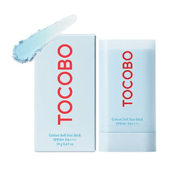 Солнцезащитный крем в стике Tocobo Cotton Soft Sun Stick SPF50+ Pa++++, 19 г
